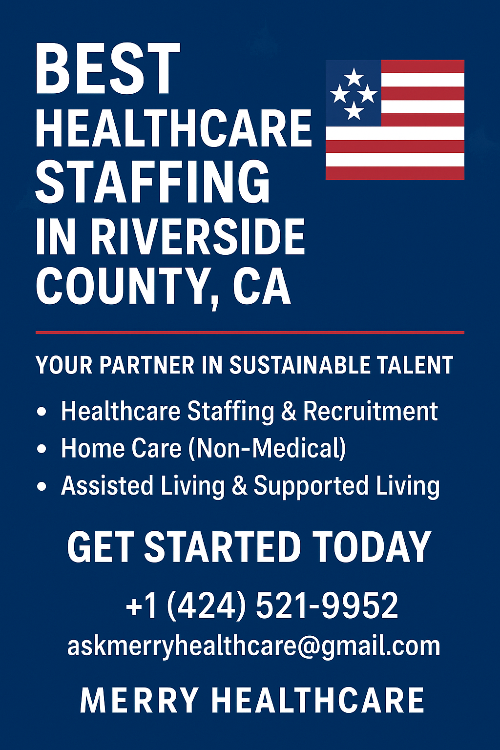 🌟 Best Healthcare Staffing in Riverside County, CA | Merry Healthcare LLC